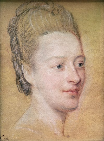 Portrait of Isabelle de Charriere (Belle de Zuylen) by Maurice Quentin de La Tour